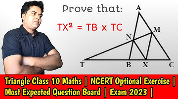 Triangles CBSE Class 10 | NCERT Exemplar | Basic Proportionality theorem | PYQ |