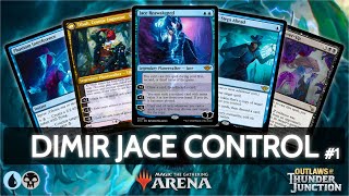 🔵⚫ Dimir Jace Control, part 1 | MTG Arena | Explorer | BO3 | Outlaws of Thunder Junction