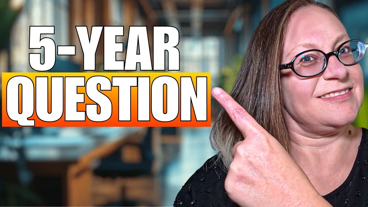 Nail the 5 Years  Interview Question (Formula Inside)