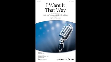 I Want It That Way (TTB Choir) - Arranged by Nathan Howe