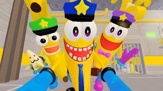 Roblox Banana Police Family Prison Run Escape!