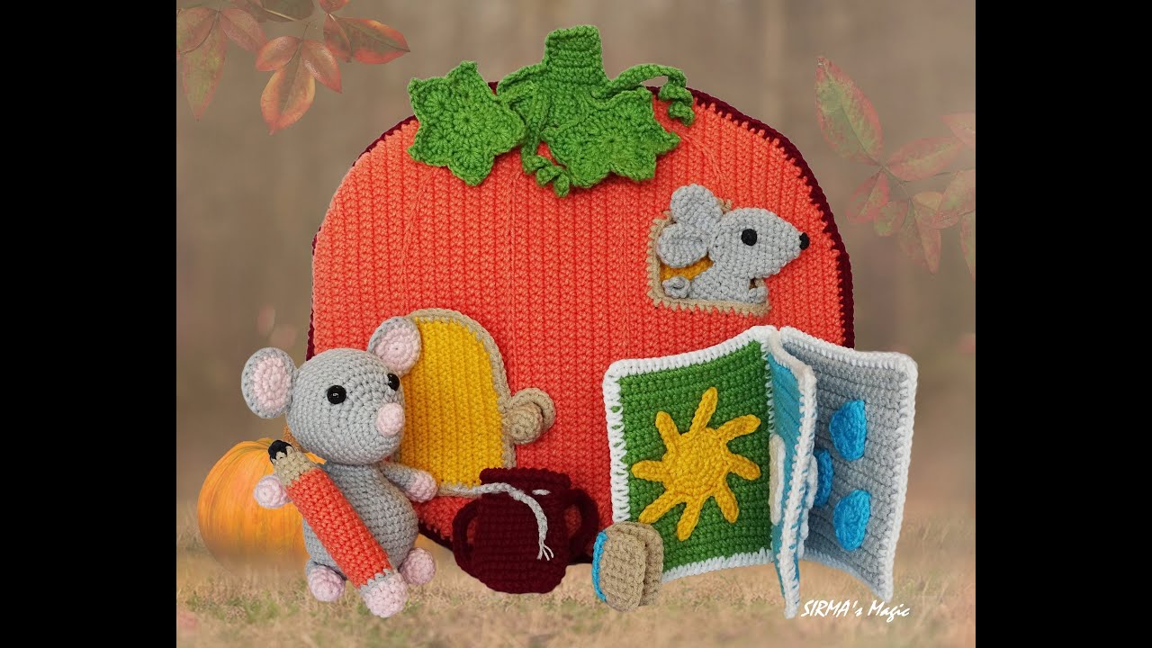 The mouse's home - Quiet book