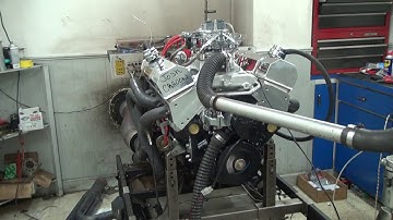 SBC 517HP 383 STROKER ENGINE DYNO RUN FOR JOSH CAHOON BY WHITE PERFORMANCE AND MACHINE