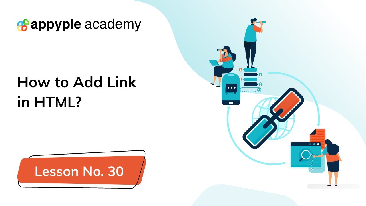 How to Add Link in HTML: Lesson 30 - YouTube