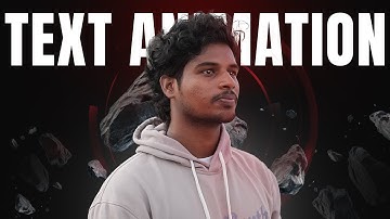 Text Animation in After Effects Tamil 🎬 | AE Beginner episode 6