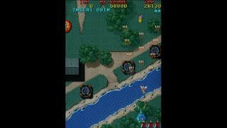 Raiden Arcade, 2-Player Mode With One Game Pad Only, Stage 1Loop 1
