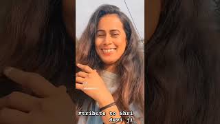 Little Try To Tribute To Shri Devi Ji Favourite Actress She Is Osm
