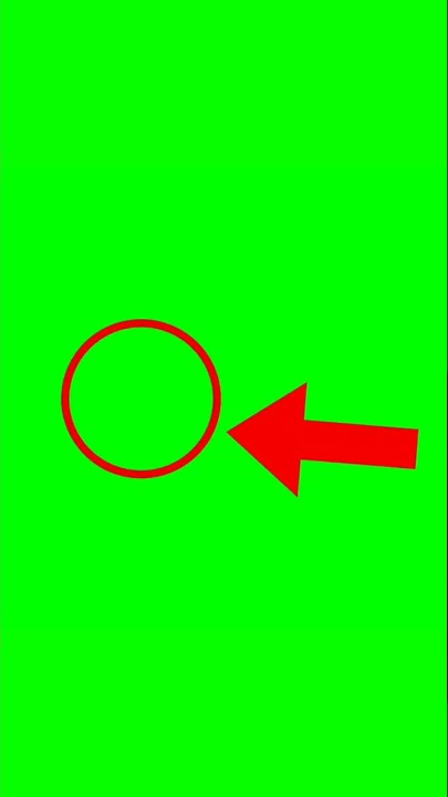 Green Screen Circle with Arrow #shorts #short #greenscreen