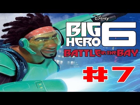 Big Hero 6: Battle in the Bay 3DS - Walkthrough Part 7 Boss 1 Super Tiger [HD]