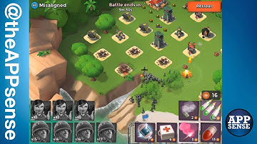 Misaligned (40) Single Player Island - Boom Beach Walkthrough