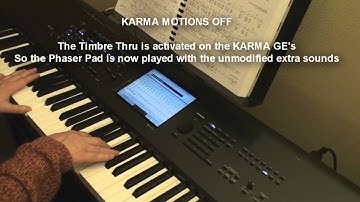 Korg Kronos Evolving Motion Pad Tutorial