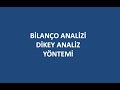 Bilanço Analizi : Dikey Analiz Nasıl Yapılır?