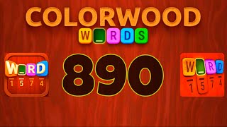 COLORWOOD WORDS CRYPTOGRAM level 890