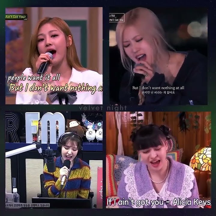 wendy x rosé x lily x ningning - if i ain't got you | read desc, ty ♡