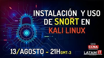 SNORT installeren en gebruiken op Kali Linux