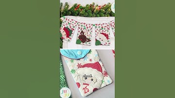 🎅 Santa-approved 𝐂𝐇𝐑𝐈𝐒𝐓𝐌𝐀𝐒 designs #Christmas #Advent #Bunting #Ornaments