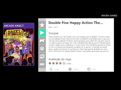 15 Minutos Jogando: Double Fine Happy Action Theater (Xbox 360) Full HD - 1080
