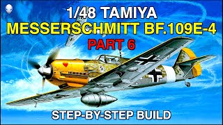 Сборка  1/48 Tamiya  Messerschmitt Bf.109E-4 Build Part 6: Wing Assembly, Prop, Upper Engine