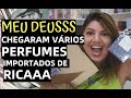 RECEBIDÃO DE PERFUMES IMPORTADOS DE RICA! SÓ OS TOPZERA