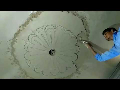 ceiling-flower-design