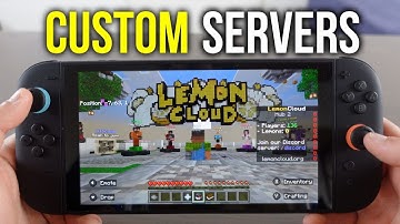 How To Add Custom Servers on Minecraft Nintendo Switch 2
