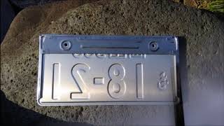 トヨエース ナンバーフレーム４１タイプ（ステンレス製）トヨエースtoyoace【kdy220】 08407-00041 トヨタ純正