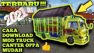 CARA DOWNLOAD MOD BUSSID TRUCK CENTER OPPA MUDA 2021  LIVERY, BUS SIMULATOR INDONESIA