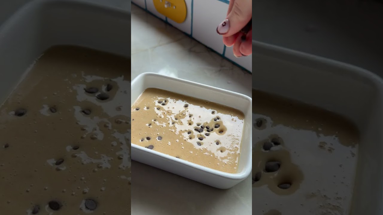 Банановый протеиновый торт на завтрак