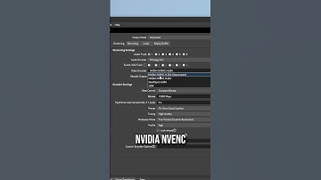 Best OBS Streaming Encoder! (NVENC vs X264)