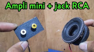 MAKE A MINI AMP WITH RCA JACKS