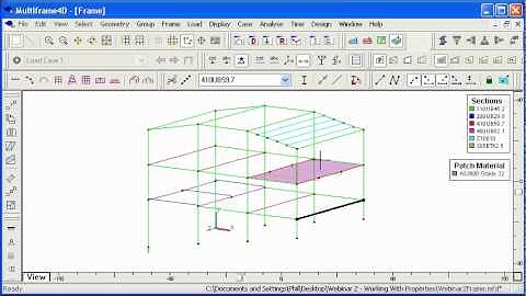 Multiframe Sections & Materials