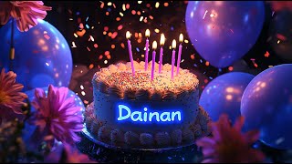 Happy Birthday Dainan Song, Video Dj Remix Song, Personalized Song