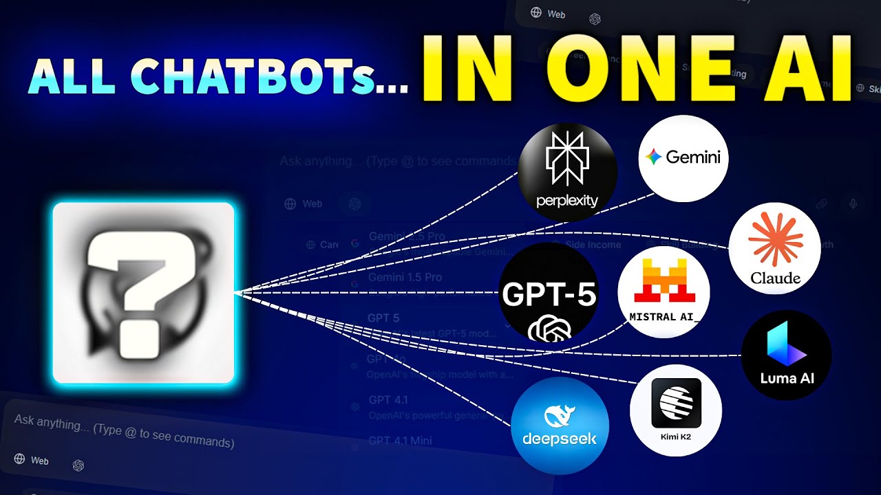 ChatGPT 5, Gemini, Claude, Perplexity, Deepseek… ALL in One AI App | NinjaChat AI
