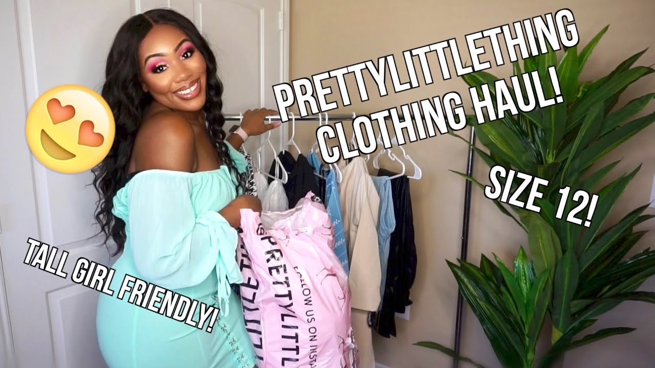 PRETTYLITTLETHING TRY-ON HAUL |SIZE 12 AND TALL GIRL FRIENDLY |ASK WHITNEY