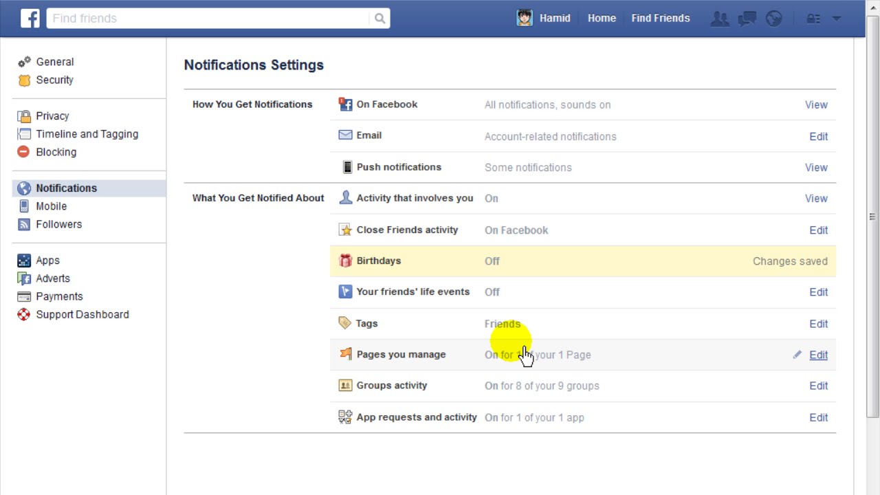 How to Turn Off Birthday Notifications on Facebook - YouTube