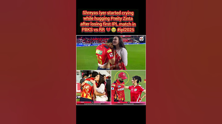Shreyas started crying while hugging Preity Zinta after losing first IPL match in PBKS vs RR  #ipl25