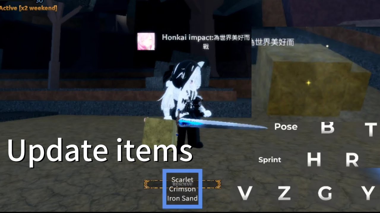 How to get scarlet crimson iron Sand and ore 