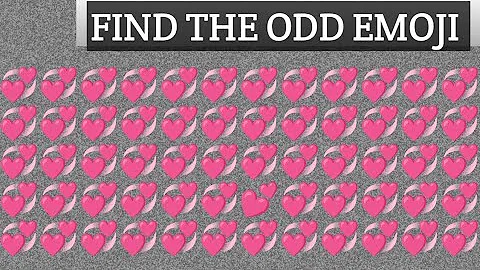 can you find the odd emoji 😂 out| emoji puzzle quiz challenge