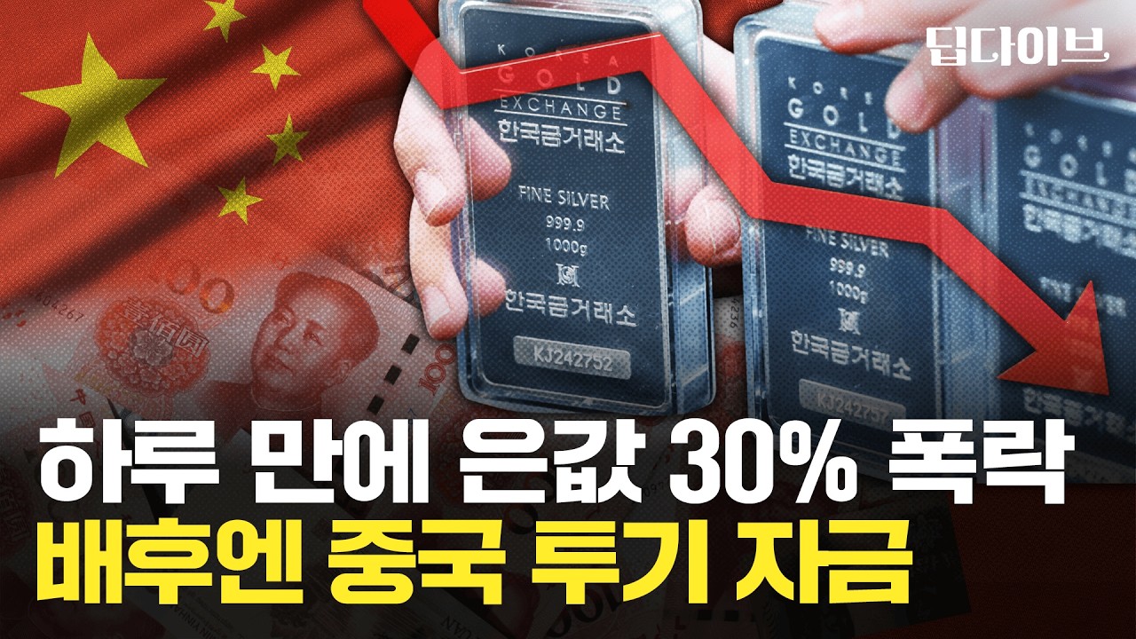 비트코인보다 무섭다는 은 🥈 중국 투기 세력이 빚으로 쌓아올리다 순식간에 거품 빠졌다? | 🌊딥다이브🌊