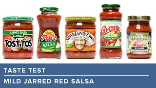 Our Taste Test of Mild Jarred Salsa From the Supermarket