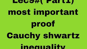 Cauchy shwartz inequality # proof # Affine and euclidean geometry