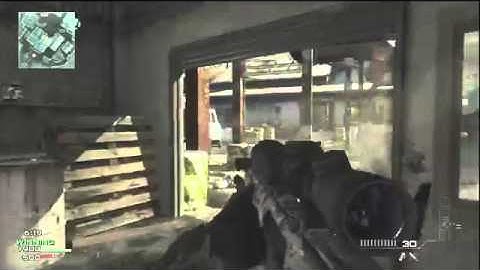 MW3 - FFA 30-10 Barrett Quick Scoping Gameplay on Carbon