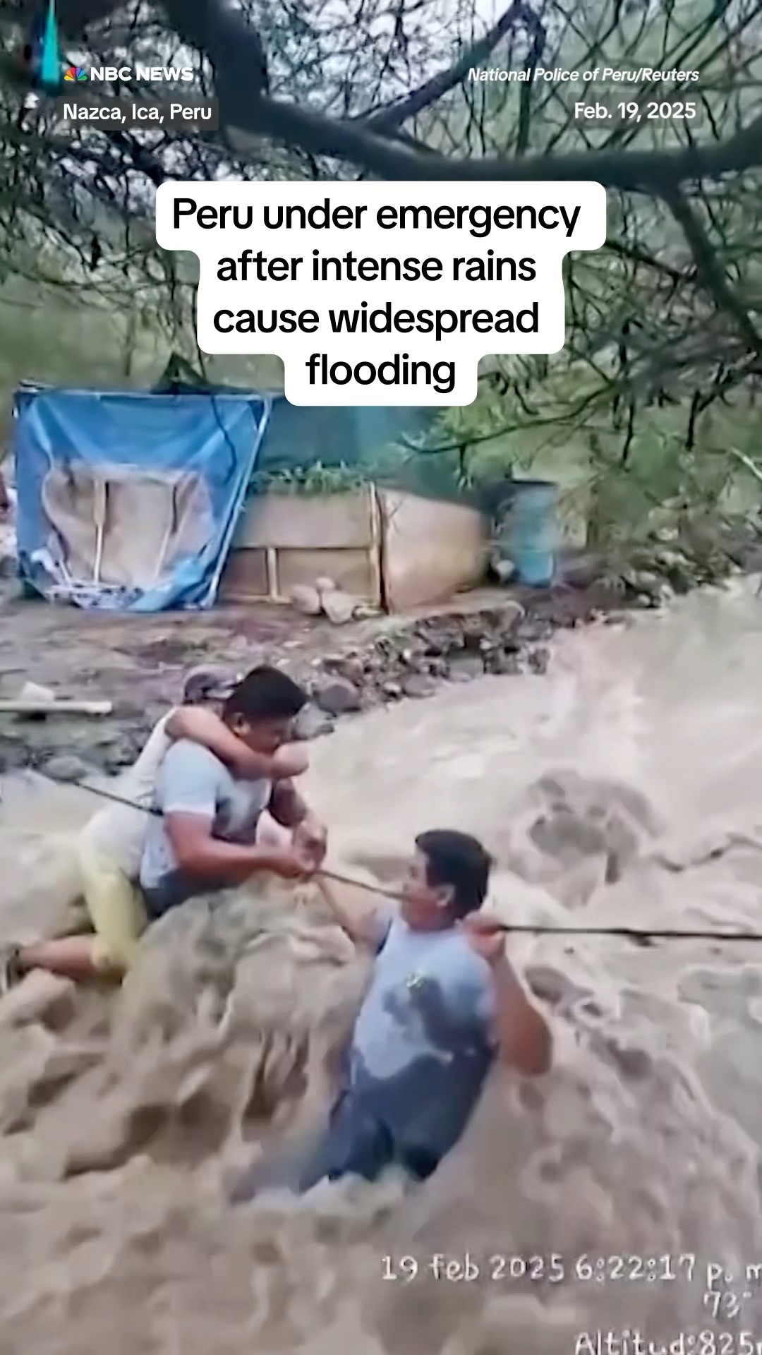Intense rains cause widespread flooding in Peru