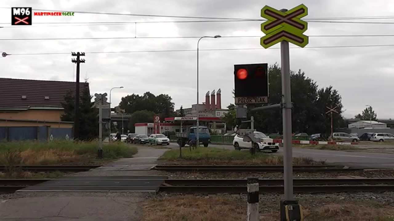 Železniční přejezd Prostějov hl.n. #1 [P7588] - 15.7.2015 / Czech railroad crossing