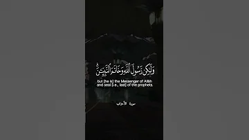 م ا ك ان م ح م د أ ب ا أ ح د م ن ر ج ال ك م القارئ الشيخ سيد سعيد سورة الأحزاب القرآن 