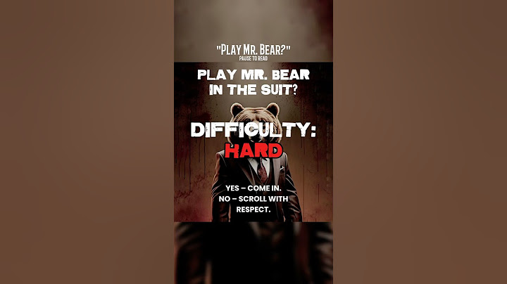 Play Mr. Bear 🐻💀 #shorts #survival #escape #braingame