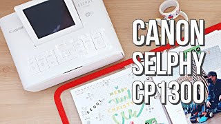 Canon Selphy CP1300 Portable Photo Printer, How to use demo