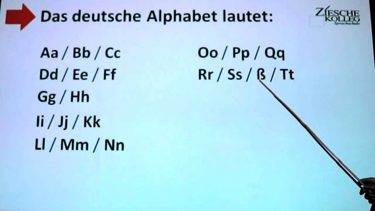 A1.1 Deutsch lernen A1 Alphabet German Alphabet for beginners - YouTube