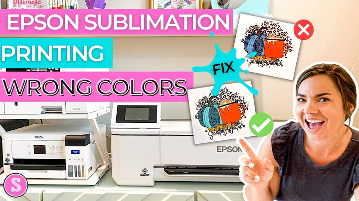 Epson Sublimation Printer Printing Wrong Colors | Fixing Epson F170 and F570 Colors (MAC)