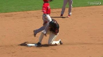 LAA@SF: Out call at second overturned in 5th
